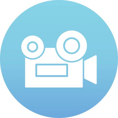 kamera simgesi vektör illüstrasyonu