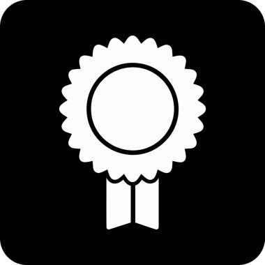 Rozet ödül simgesi ana hat biçiminde