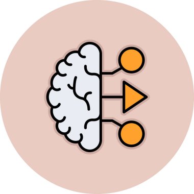 yaratıcı vektör düz renk simgesi