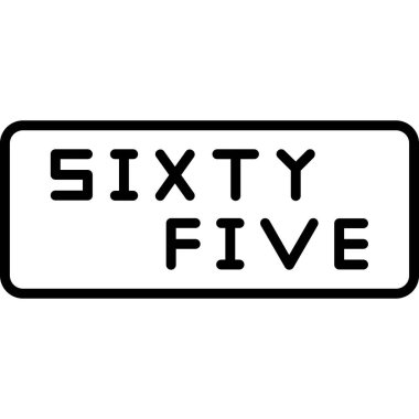 Beyaz arkaplanda 555 satır vektör simgesi tasarımı