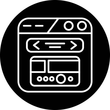 Gıda simgesinin vektör illüstrasyonu