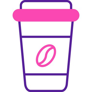 Kahve fincanı. Basit tasarım