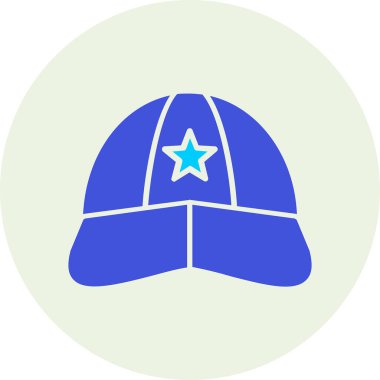 Miğfer. Web simgesi basit illüstrasyon