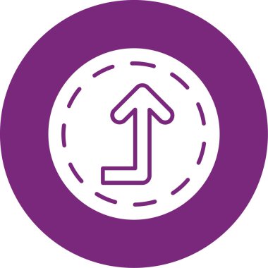 ok simgesinin vektör illüstrasyonu