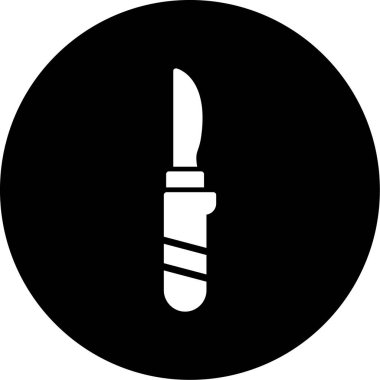 bıçak simgesi vektör illüstrasyonu