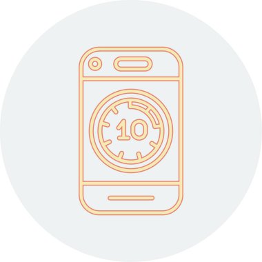 hareket eden telefon vektör çizim