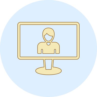 Modern eğitim ikonunun vektör illüstrasyonu