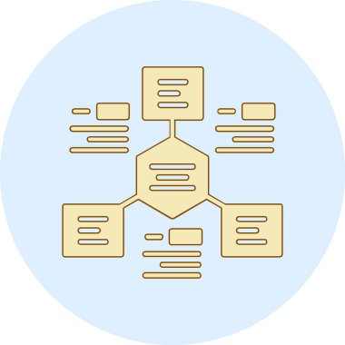 Beyaz ve mavi bir arkaplanın vektör çizimi