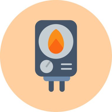 enerji düzlüğü simgesi, vektör, illüstrasyon