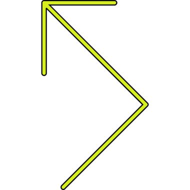 Ok simgesi. vektör illüstrasyonu