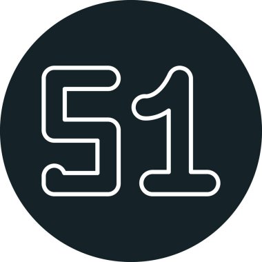 5 numaralı işaret simgesi