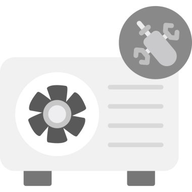 Klima ve klima, havalandırma, klima, klima ikonu, katı ve diğer vektör simgesi, vektör işareti, sembol kavramı