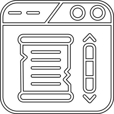 Akıllı telefon. Web simgesi basit illüstrasyon