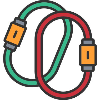 İp. Web simgesi basit illüstrasyon