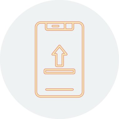 Modern b 'nin vektör illüstrasyonu telefon simgesinden yoksun