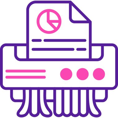 Yazıcı. Web simgesi basit illüstrasyon