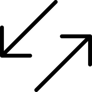 ok yönü simgesi ana hat biçiminde ileri