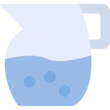 Kahve doldurulmuş süt ikonu - taslak biçiminde