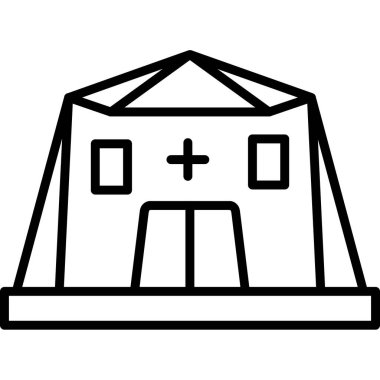 ev inşa vektör simgesi