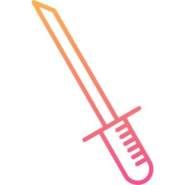 bıçak simgesi vektör illüstrasyonu