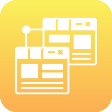 Tarayıcı simgesi soyut olarak izole edildi