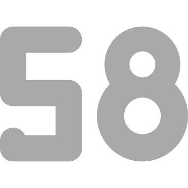 8 numaralı işaret simgesi tasarımı