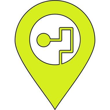 konum haritası pin simgesi