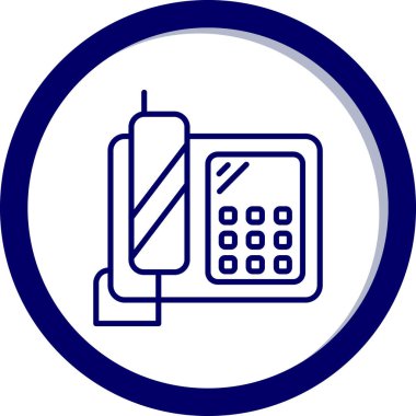 Cep telefonu ico 'nun vektör çizimi