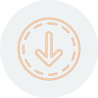 ok simgesi vektör illüstrasyonu