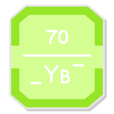 yeşil numara 7 simgesi