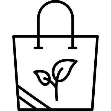 çanta torba eko simgesi