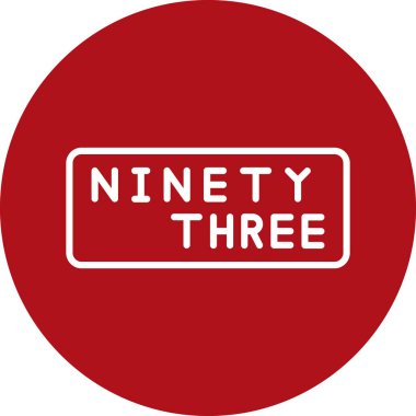 üç numaralı simge logo vektör tasarım şablonu