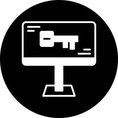 Seo simgesinin vektör illüstrasyonu