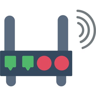 Yönlendirici. Web simgesi basit illüstrasyon