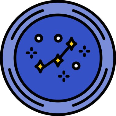 Saat simgesi. özet çizimi