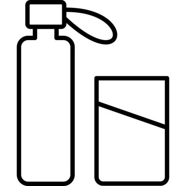 Sprey dağıtıcı vektör çizgisi simgesi