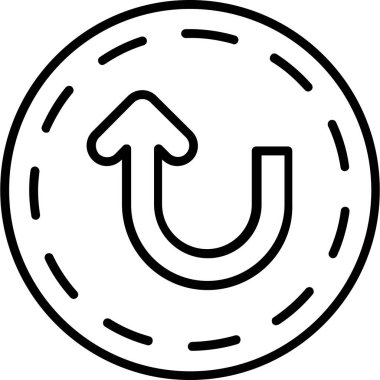 magnet icon, vector illustration