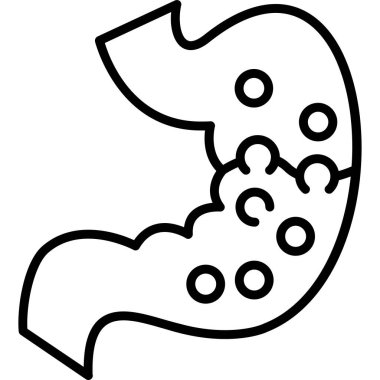 Mide hastalığı ikonu.