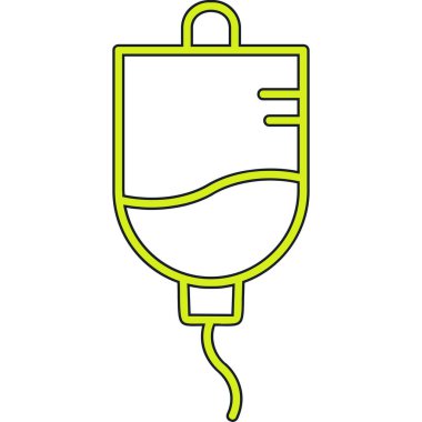 Bir dolgu simgesinin vektör illüstrasyonu