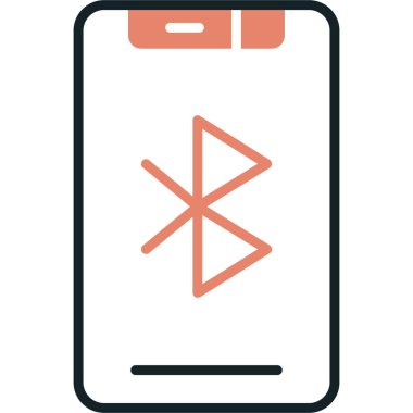 Smartphone Simgesi, vektör illüstrasyonu