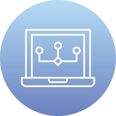 Ağ simgesi. vektör illüstrasyonu