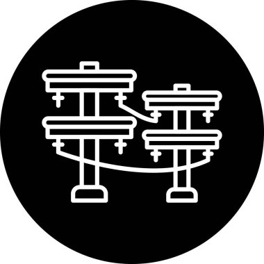 Modern b 'nin vektör illüstrasyonu eksik simgesi