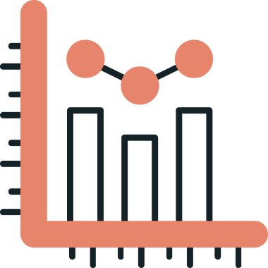 Analizler. Web simgesi basit illüstrasyon