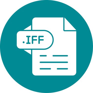 Dosya biçim simgesinin vektör illüstrasyonu