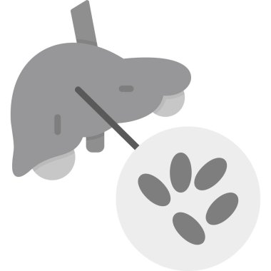 kedi simgesi vektör illüstrasyonu