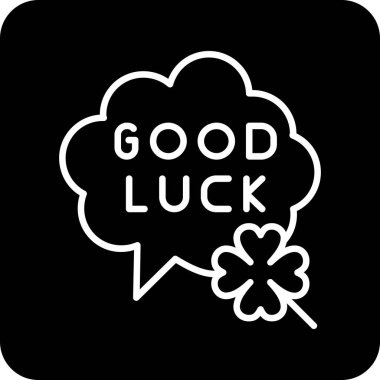 Şans ikon vektörü