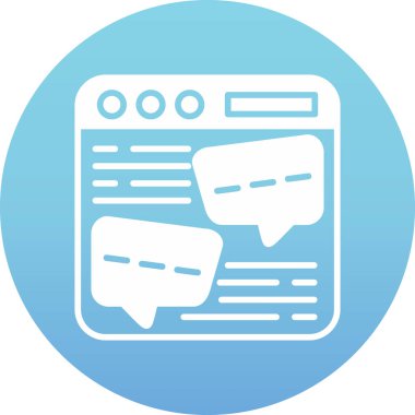 Web sohbeti. Basit tasarım