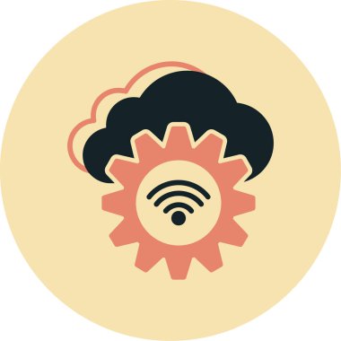 Bulut hesaplama. Basit düz resimleme