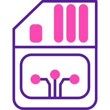 bina simgesi, vektör illüstrasyonu basit tasarım