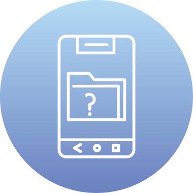 vektör telefon simgesi çizimi